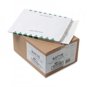 Quality Park Ship Lite Redi Flap Expansion Mailer, 1st Class, 10 x 13 x 1 1/2, White, 100/Box