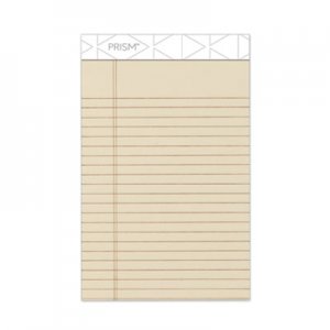TOPS Prism Plus Colored Legal Pads, 5 x 8, Ivory, 50 Sheets, Dozen TOP63030 63030