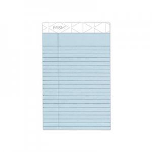 TOPS Prism Plus Colored Legal Pads, 5 x 8, Blue, 50 Sheets, Dozen TOP63020 63020