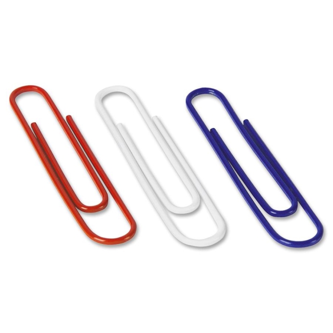 Acco Nylon Coated Paper Clips A7072542 ACC72542