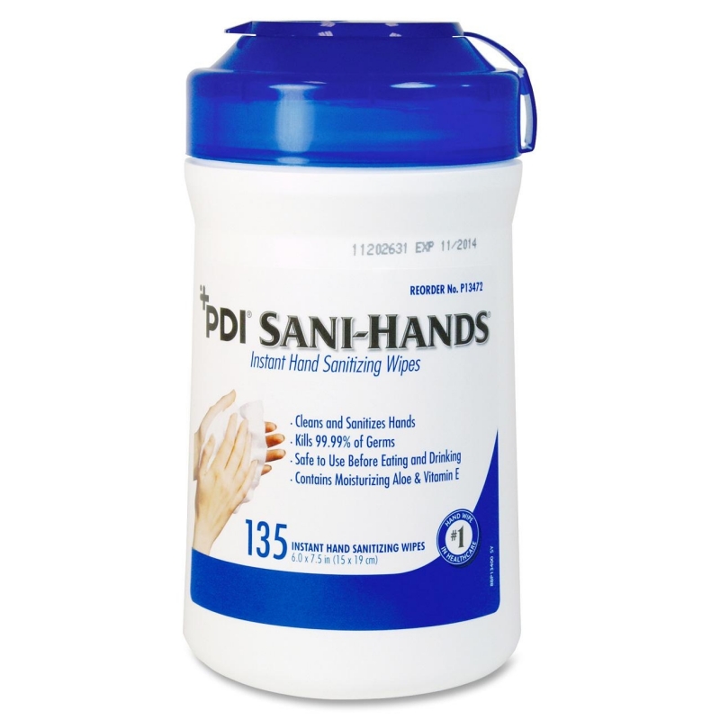 Sani-Hands ALC Sani-Hands ALC Disinfectant Hand Sanitizing Wipe PSAL077472 NICPSAL077472