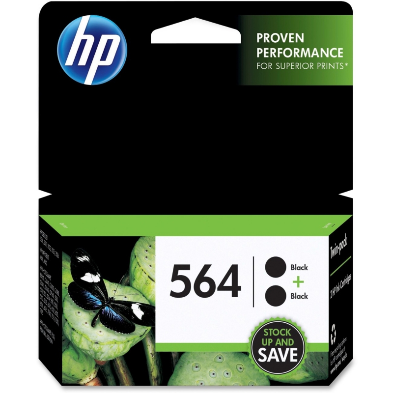 HP 2-pack Black Original Ink Cartridges C2P51FN HEWC2P51FN 564