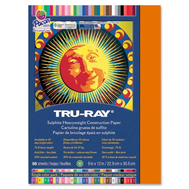 Tru-Ray Tru-Ray Construction Paper 103002 PAC103002