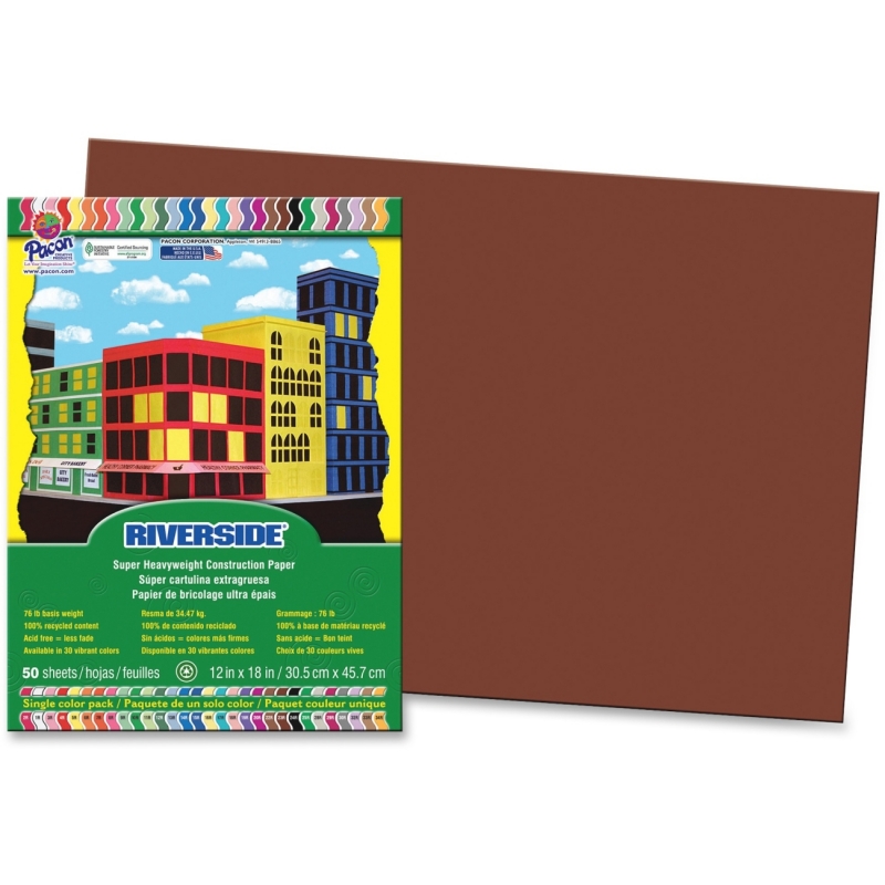 Riverside Riverside Groundwood Construction Paper 103630 PAC103630