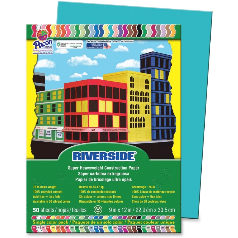 Riverside Riverside Groundwood Construction Paper 103602 PAC103602