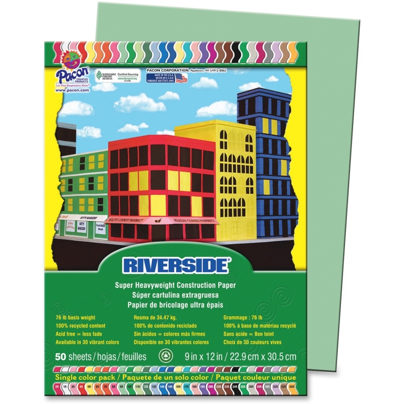 Riverside Riverside Groundwood Construction Paper 103595 PAC103595