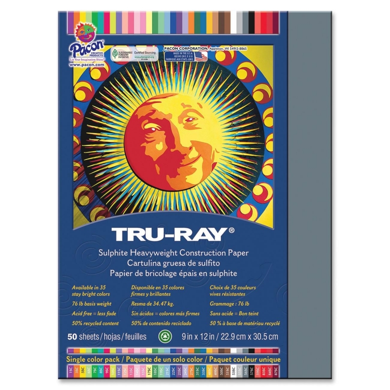 Tru-Ray Tru-Ray Heavyweight Construction Paper 103028 PAC103028