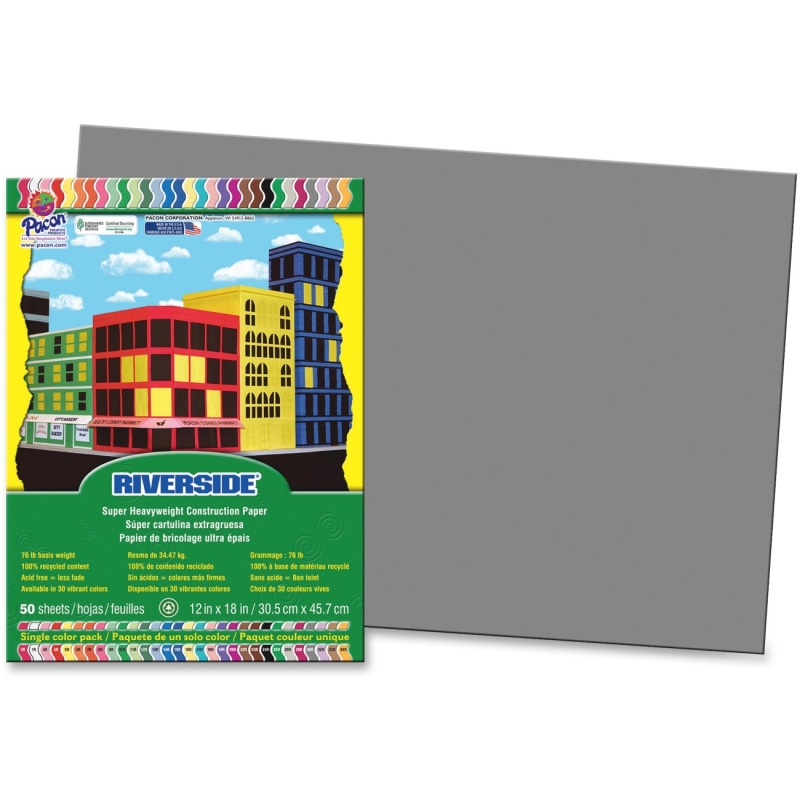 Riverside Riverside Acid Free All-Purpose Construction Paper 103633 PAC103633