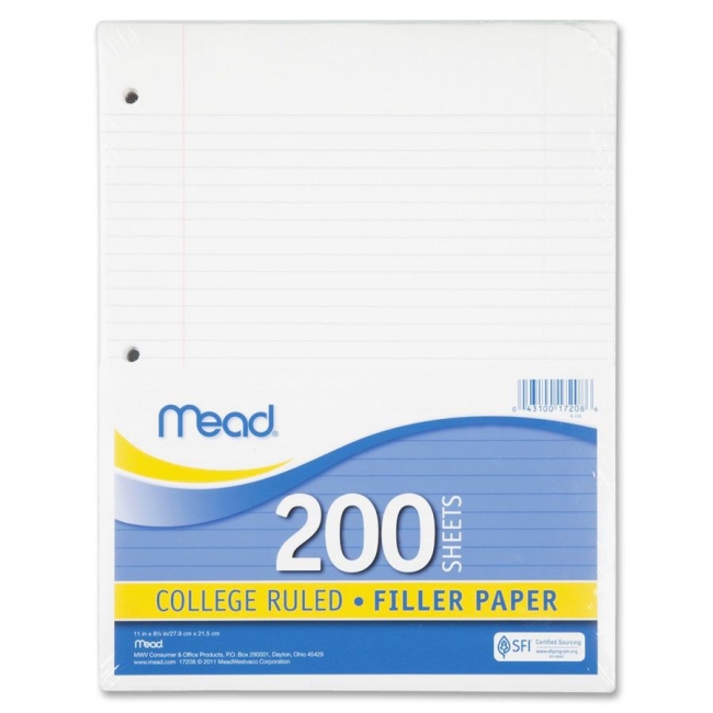 Mead Mead Notebook Filler Paper 17208 MEA17208