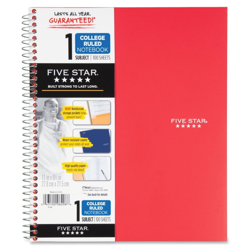 Mead Mead Five Star 1-Subject Notebook 06206 MEA06206