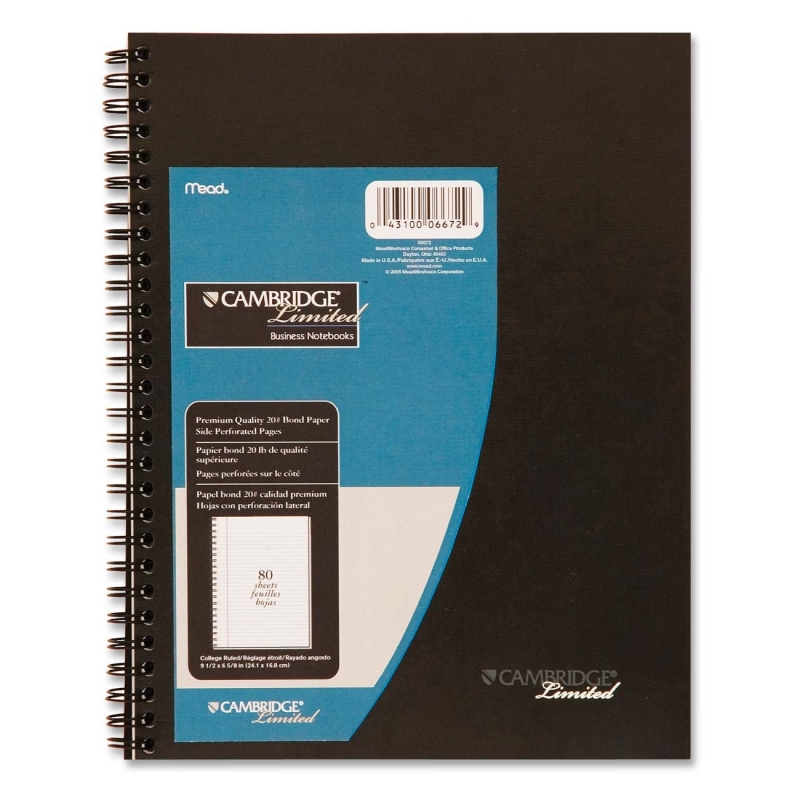 Mead Mead Legal Rule Business Notebook 06672 MEA06672