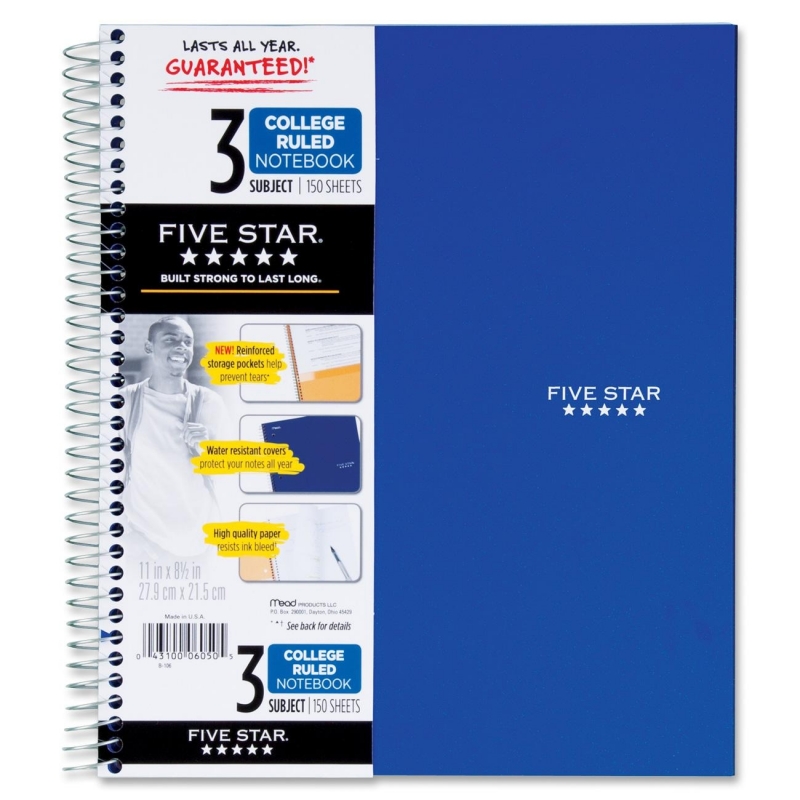 Mead Mead 3-Subject Trend Notebook 06050 MEA06050