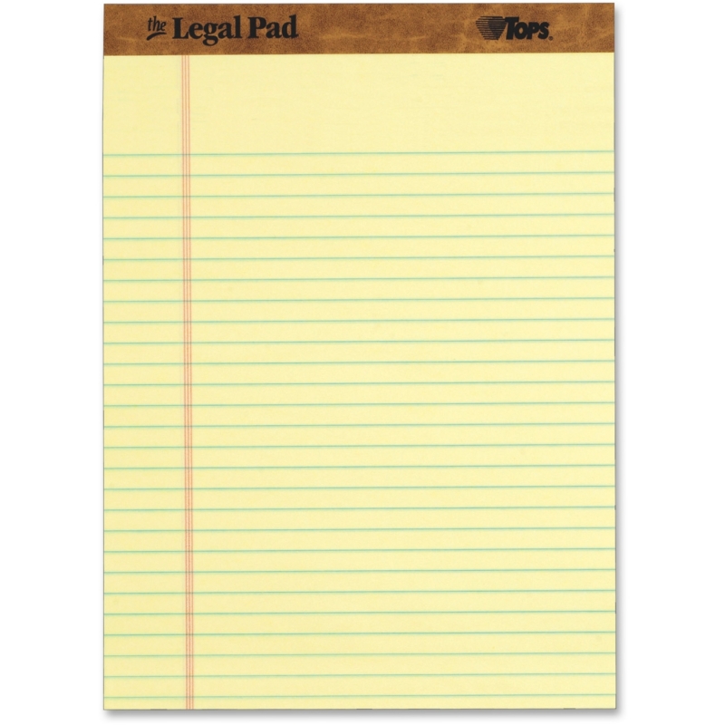 TOPS TOPS The Legal Pad Ruled Top Perforated Pad 7532 TOP7532