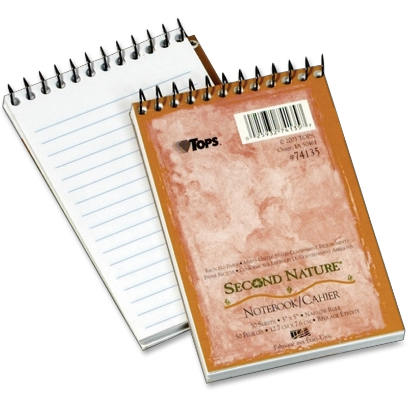 TOPS TOPS Second Nature 1-Subject Notebook 74135 TOP74135