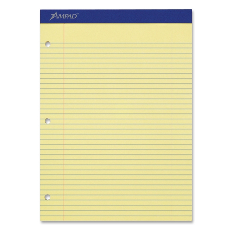 Ampad Ampad Perforated 3HP Ruled Double Sheet Pads 20223 TOP20223