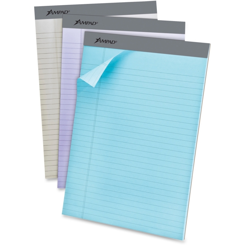 Ampad Pastel Legal-ruled Perforated Pads 20602R TOP20602R