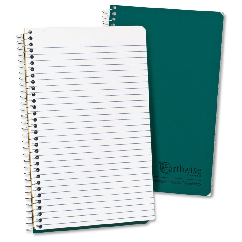 Ampad Earthwise Oxford Recycled 1-Subj Notebook 25400 TOP25400