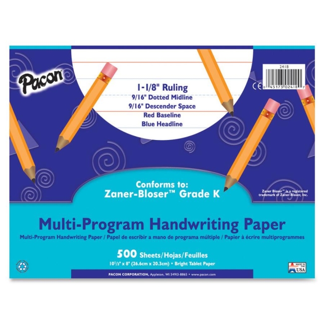 Pacon Pacon Multi-Program Handwriting Paper 2418 PAC2418