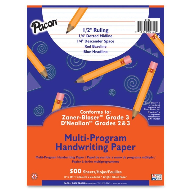 Pacon Pacon Multi-Program Handwriting Paper 2422 PAC2422