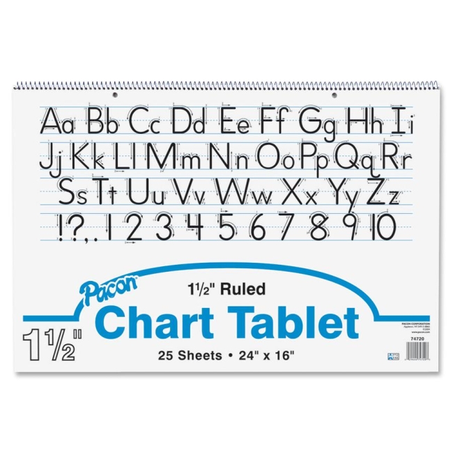 Pacon Pacon Ruled Manuscript Chart Tablets 74720 PAC74720