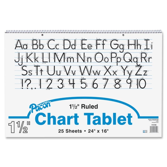 Pacon Pacon Ruled Manuscript Chart Tablets 74720 PAC74720