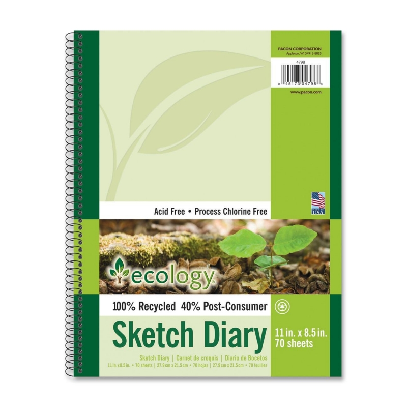 Pacon Pacon Ecology Sketch Diary 4798 PAC4798