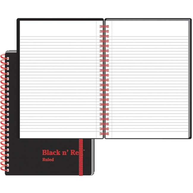 Black n' Red John Dickinson Black n' Red Perforated Notebook C67009 JDKC67009