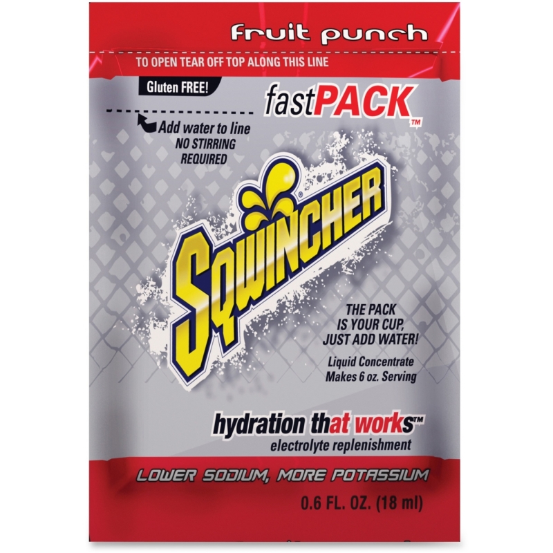 Sqwincher Sqwincher Fast Pack Flavored Liquid Mix Singles 015305FP SQW015305FP