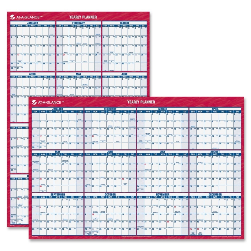 At-A-Glance At-A-Glance Double-sided Wall Calendar PM26-28 AAGPM2628