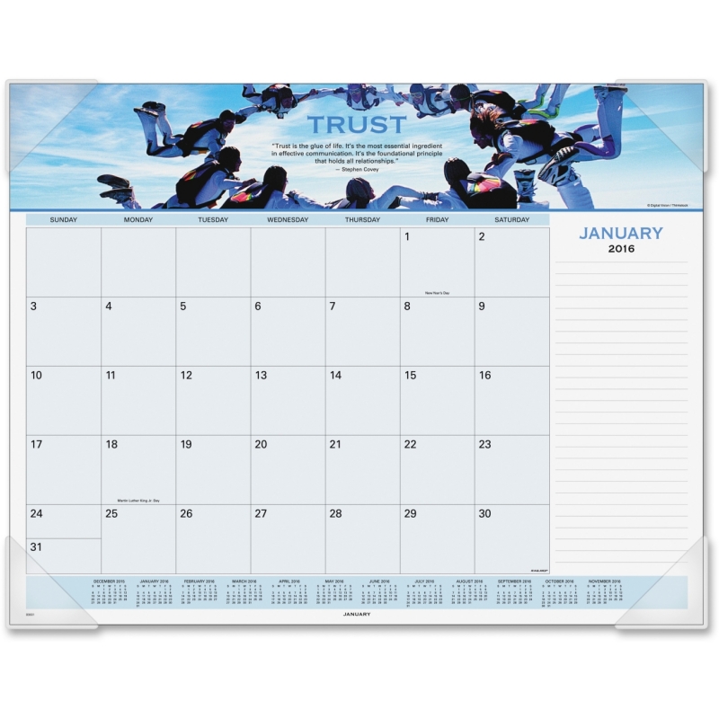 At-A-Glance At-A-Glance Panoramic Motivational Desk Pad Calendar 89801 AAG89801