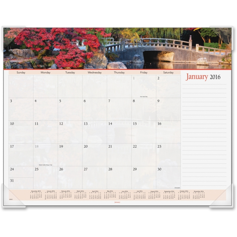 At-A-Glance At-A-Glance Panoramic Landscape Desk Pad Calendar 89802 AAG89802