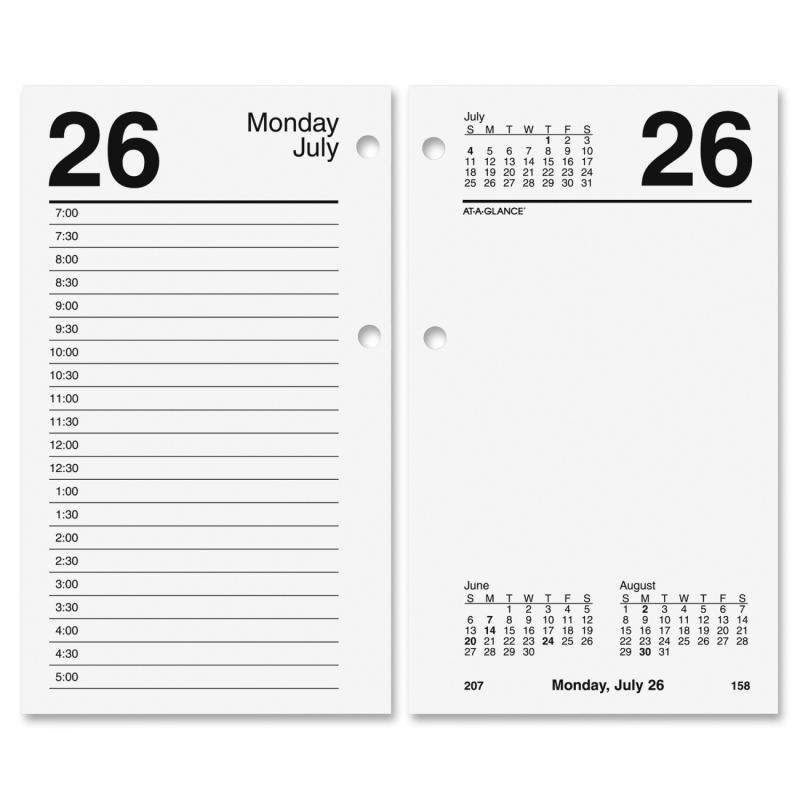 At-A-Glance At-A-Glance Recycled Desk Calendar Refill E717R50 AAGE717R50