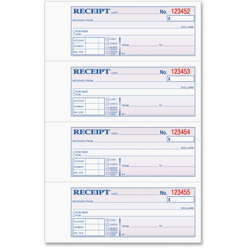 TOPS TOPS Manifold Receipt Book 46816 TOP46816