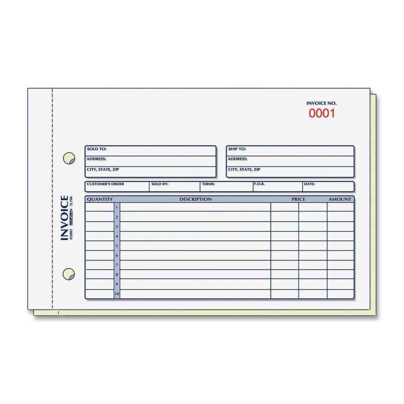 Rediform Rediform Invoice Form 7L721 RED7L721