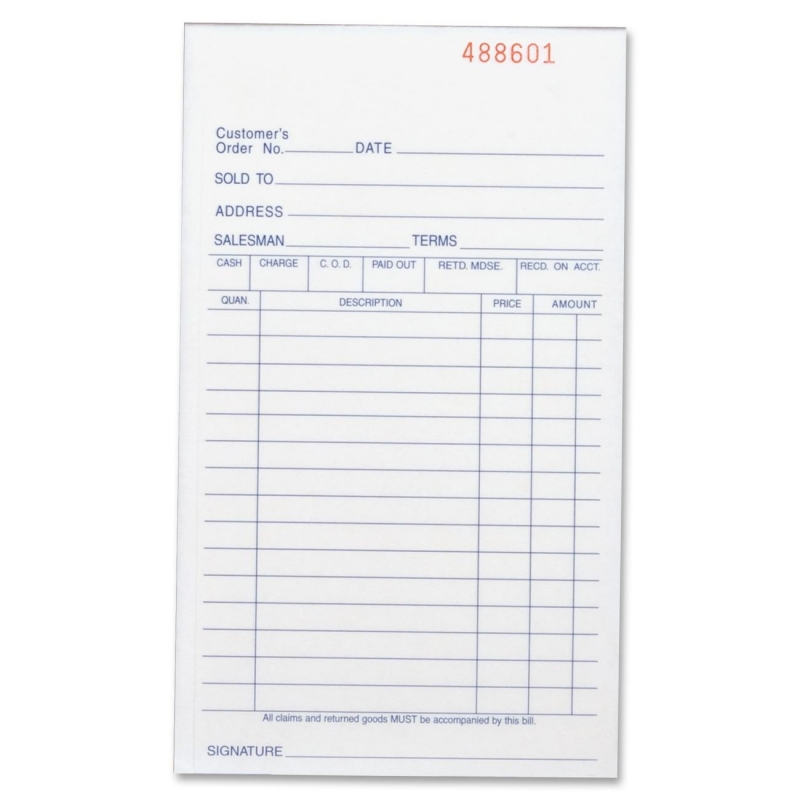 Business Source All-Purpose Triplicate Form 39551 BSN39551