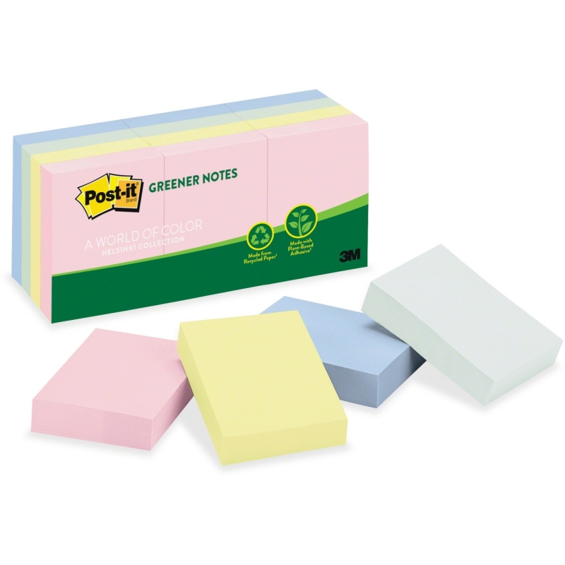 Post-it Post-it Helsinki Recycled Notes 653-RP-A MMM653RPA