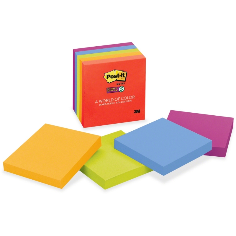 Post-it Post-it Super Sticky 3"x3" Marrakesh Notes 654-5SSAN MMM6545SSAN