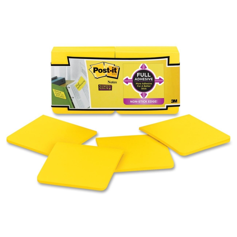 Post-it Post-it Super Sticky Full Adhesive Note F33012SSY MMMF33012SSY