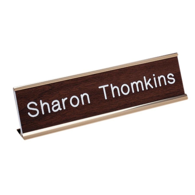 Xstamper Standard Aluminum Desk Sign K30 XSTK30