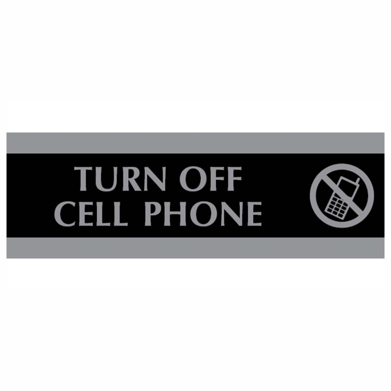 U.S. Stamp & Sign Century Turn Off Cell Phone Sign 4759 USS4759