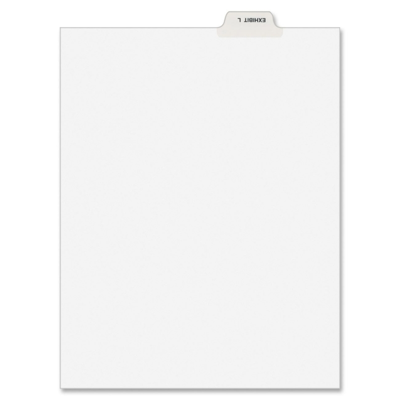Avery Individual Bottom Tab Legal Exhibit Dividers 12385 AVE12385