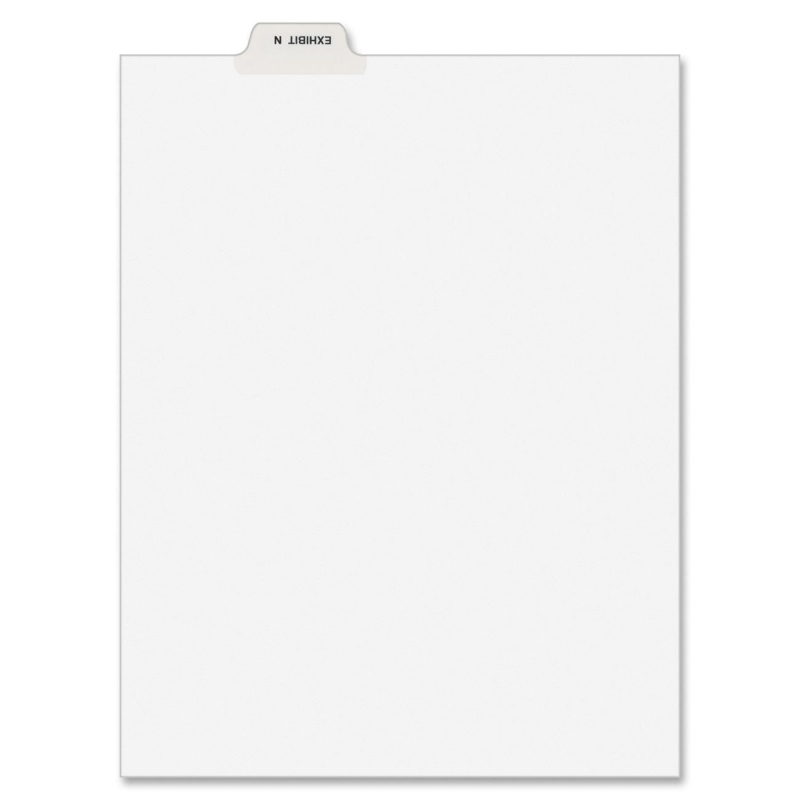 Avery Individual Bottom Tab Legal Exhibit Dividers 12387 AVE12387