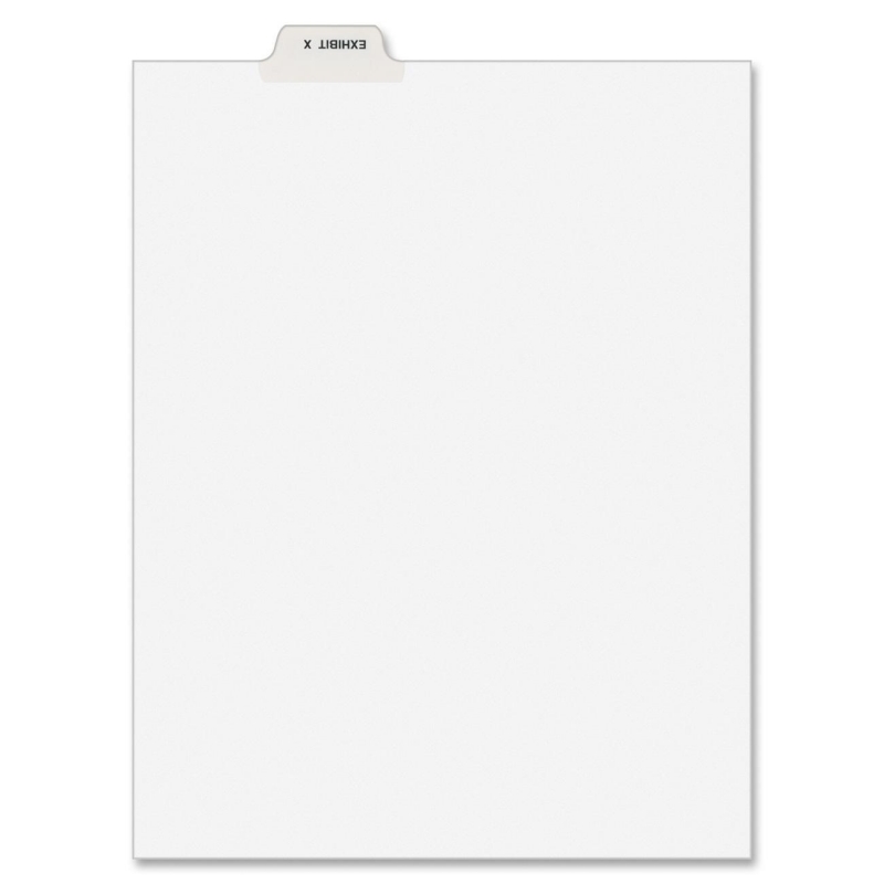 Avery Individual Bottom Tab Legal Exhibit Dividers 12397 AVE12397