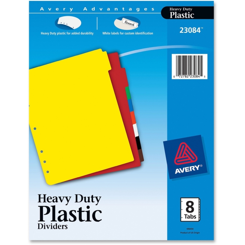 Avery Plastic Tab Divider 23084 AVE23084