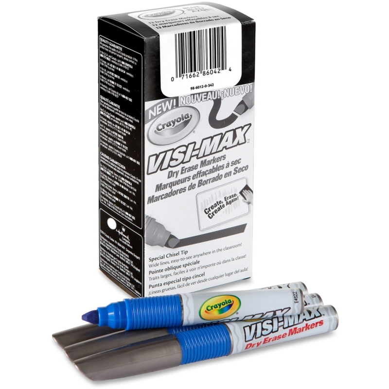 Crayola Visi-Max Dry Erase Markers 986012A042 CYO986012A042