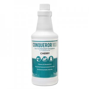 Fresh Products Conqueror 103 Odor Counteractant Concentrate, Cherry, 32oz Bottle, 12/Carton FRS1232WBCH 12-32WB-CH
