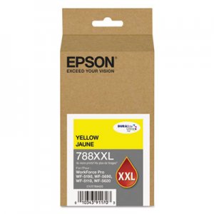 Epson T788XXL420 (788XXL) DURABrite Ultra XL PRO High-Yield Ink, Yellow EPST788XXL420 T778XXL420