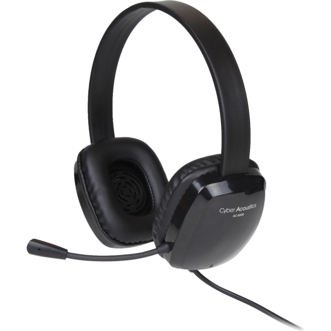 Cyber Acoustics Stereo Headset w/ Single Plug AC-6008