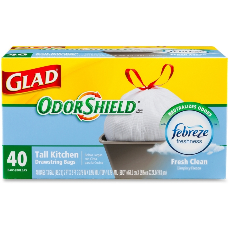 Glad OdorShield Fresh Clean Scent 78361CT CLO78361CT