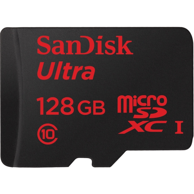 SanDisk 128GB Ultra microSD High Capacity (microSDHC) Card SDSQUNC-128G-AN6IA